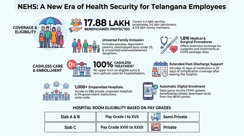 Telangana New Employees Health Scheme