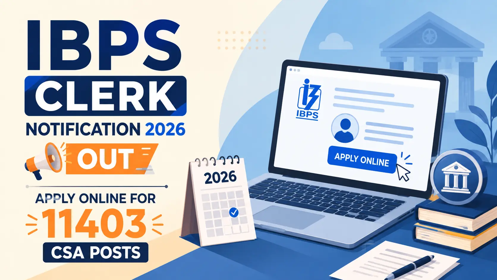 IBPS Clerk Notification 2026