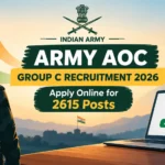 Army AOC Group C Recruitment 2026